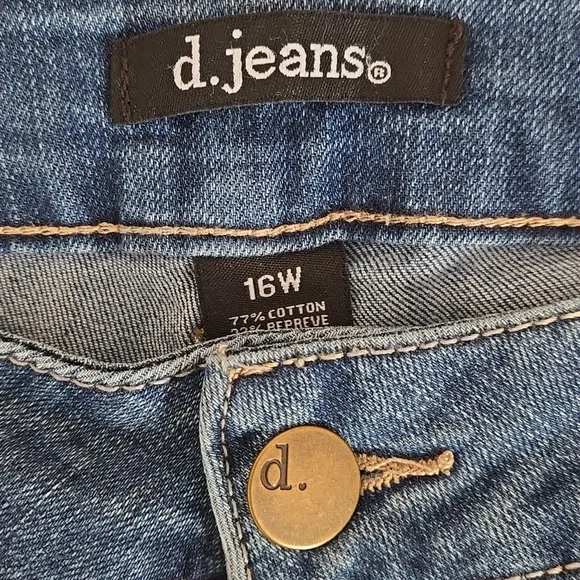 d. jeans Ankle Length, Sz 16W NWT - Picture 3 of 7